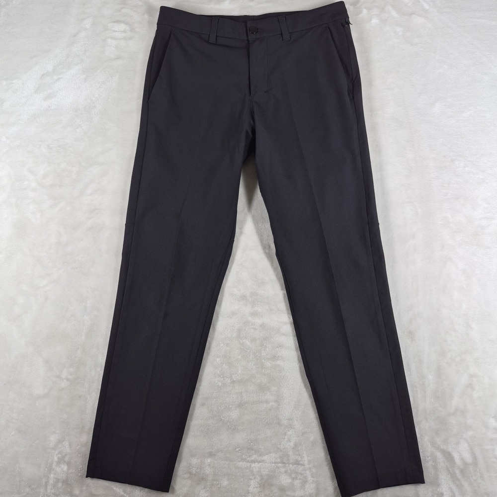 Lululemon Commission Trouser Pants Men's 32x29 Black Slim Warpstreme LM5975S